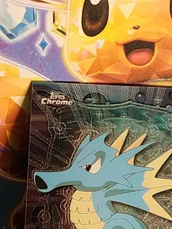 2000 Topps Chrome Pokemon Cards - Silver Foil - Series 2 - Seadra #117 - Image 3