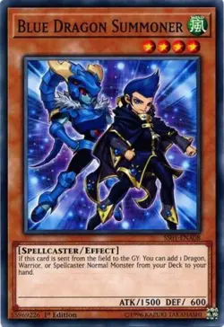 1x (NM) Blue Dragon Summoner - SS01-ENA08 - Common - 1st Edition YuGiOh - Image 1