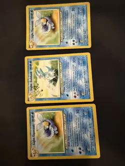 Pokemon Neo Destiny Card Lot Light Vaporeon x2 Light Golduck (3 Cards) - Image 1