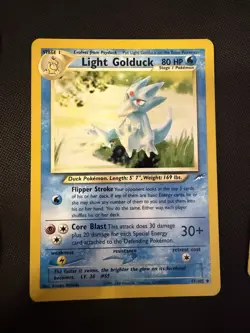 Pokemon Neo Destiny Card Lot Light Vaporeon x2 Light Golduck (3 Cards) - Image 3