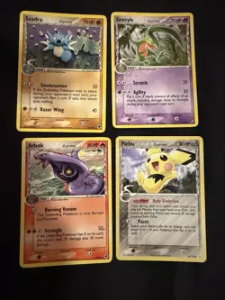 Pokemon EX Delta Species Card Lot (10 Cards) Seadra Grovyle Arbok Pichu Meowth - Image 3