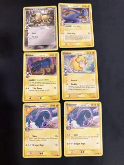 Pokemon EX Delta Species Card Lot (10 Cards) Seadra Grovyle Arbok Pichu Meowth - Image 4