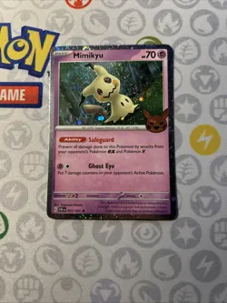 Mimikyu Holo Rare Trick or Trade 2024 Pokemon TCG Card 037/091 Cosmos - Image 1
