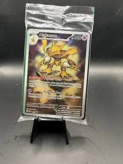 Pokemon Alakazam TCG Mega Evolution Promo Holo Card Sealed Mint Condition - Image 1