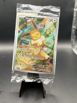 Pokemon Eevee TCG SVP 173 Scarlet & Violet Black Star Promo NM Sealed Card - Image 1