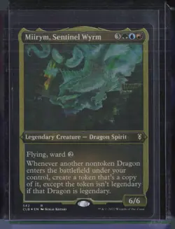 Magic The Gathering MTG Battle For Baldur's Gate #542 Miirym Sentinel Wyrm - Image 1