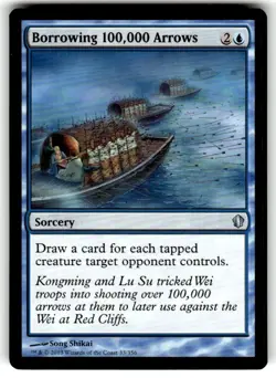 1x Borrowing 100,000 Arrows - Commander Set MTG - Image 1