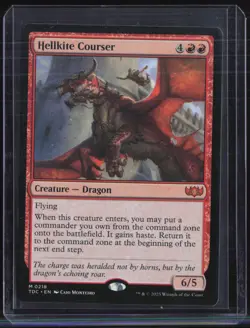 Magic The Gathering MTG Commander Tarkir Dragonstorm #0218 Hellkite Courser - Image 1
