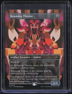 Magic The Gathering MTG The Lost Caverns Of Ixalan #0344 Roaming Throne - Image 1