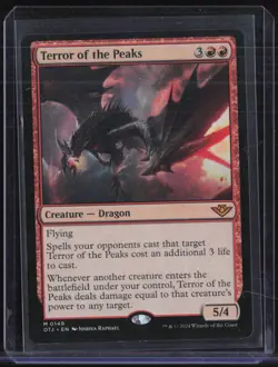 Magic The Gathering MTG Outlaws Of Thunder Junction #0149 Terror Of The Peaks - Image 1
