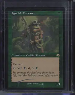 Magic The Gathering MTG Decipher Foil Ignoble Hierarch - Image 1