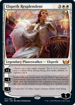 MTG Elspeth Resplendent *FOIL* Streets of New Capenna 011/281 NM - Image 1
