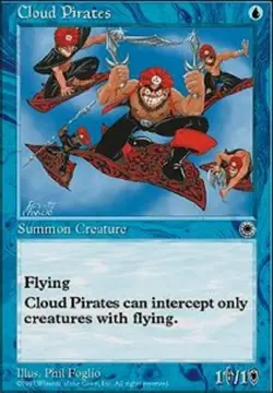 1x Cloud Pirates Moderate Play MTG Magic - Kid Icarus - - Image 1
