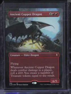 Magic The Gathering MTG Battle For Baldur's Gate #368 Ancient Copper Dragon - Image 1