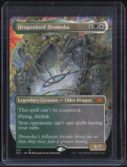 Magic The Gathering MTG Double Masters #376 Dragonlord Dromoka - Image 1