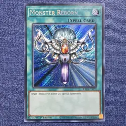 Yugioh Monster Reborn RA03-EN052 - Secret Rare - 1st Edition - NM - Image 1