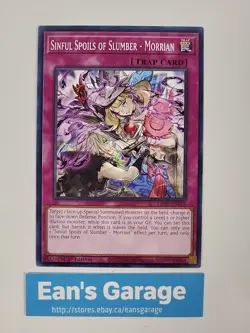 YuGiOh Sinful Spoils of Slumber - Morrian 1st Edition LEDE-EN075 common - MN - Image 1