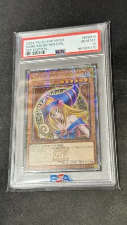 PSA 10 GEM MINT Dark Magician Girl MP24-EN009 1st Ed Yu-Gi-Oh! QCR - Image 1