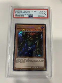 Yugioh 2022 Gate Guardian SGX2 Secret Rare 1st Ed PSA 10 - Image 1