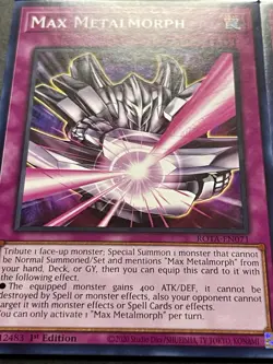 Red-Eyes Black Fullmetal Dragon | Starlight Rare + 3x Max Metalmorph | YuGiOh! - Image 2