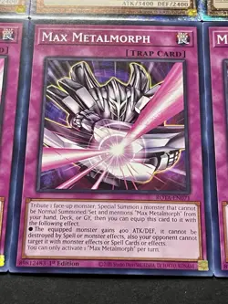 Red-Eyes Black Fullmetal Dragon | Starlight Rare + 3x Max Metalmorph | YuGiOh! - Image 5
