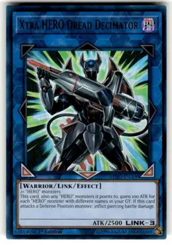 Yugioh Xtra HERO Dread Decimator LEHD-ENA00 Ultra Rare 1st Ed NM - Image 1