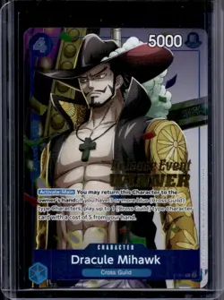 2025 One Piece The Best Vol. 2 Dracule Mihawk Promo #P-081 - Image 1