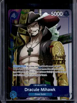 2025 One Piece The Best Vol. 2 Dracule Mihawk Promo #P-081 - Image 1