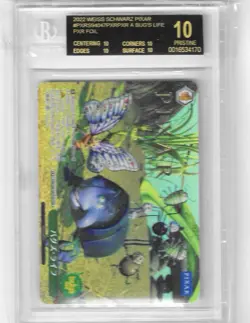 Disney Pixar A Bugs Life 2022 Weiss Schwarz PXR/S94-047PXR BGS 10 BLACK LABEL - Image 1