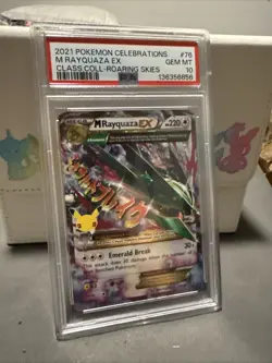PSA 10 M Rayquaza EX 76/108 Celebrations Classic Collection Pokemon Card - Image 3