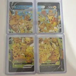 Pokemon Pikachu V-UNION Lot - 4 Regular V-UNION Cards English Disconnect Electr… - Image 1