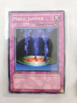 Magic Jammer YuGiOh 1st Edition Trading Card SD5-EN034 - Image 1