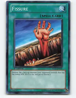 Fissure #SDSC-EN025 1st Edition Yugioh Card - Image 1
