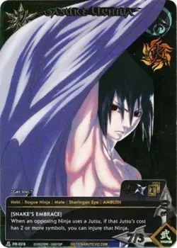 Sasuke Uchiha - PR-078 - Promo Promo Cards NM/LP - Naruto - Image 1
