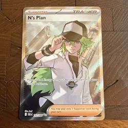 N's Plan - 163/086 - Ultra Rare - Black Bolt - Pokemon Card - NM/M - Image 1