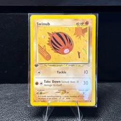 Swinub 57/64 Neo Revelation Pokemon Card - NM - Image 1