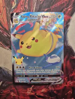 Flying Pikachu VMAX 007/025 Celebrations 2021 Holo Rare Pokemon Card TCG NM - Image 1