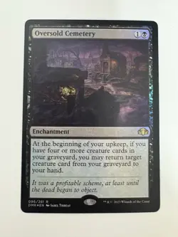 Oversold Cemetery Foil MTG Magic the Gathering Card NM Near Mint DMR - Image 1