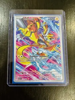 Pokemon TCG Zeraora Stellar Crown Holo Card 151/142 Sv07 - Image 1