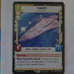 Star Wars Unlimited Liberty Unit Card 224/264 Fantasy Flight Games - Image 1