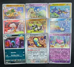 2024 Pokemon Connected Art Set drawn by Teeziro (9 Cards) - Image 3