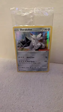 Duraludon GameStop Stamped Holo PROMO SWSH028 NEW SEALED Pokemon Card - Image 3