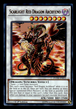 Yu-Gi-Oh! Scarlight Red Dragon Archfiend DUDE-EN013 1st Edition Ultra Rare NM - Image 1