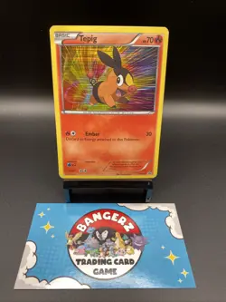 Tepig BW02 Black & White Ultra Rare Holo Promo Pokemon Card - Image 1