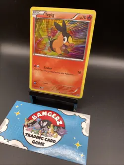Tepig BW02 Black & White Ultra Rare Holo Promo Pokemon Card - Image 2