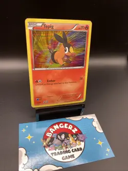 Tepig BW02 Black & White Ultra Rare Holo Promo Pokemon Card - Image 3