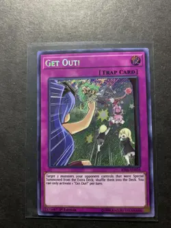 Yugioh - Get Out! (Secret Rare) (1st Edition) - RIRA-EN076 (P) - Image 1