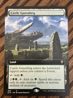 MTG Castle Garenbrig - Extended Art Throne of Eldraine NM Near Mint Non-FOIL - Image 1