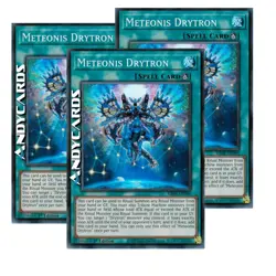 METEONIS DRYTRON 3x • Super R • RA04 EN096 • 1Ed • Yugioh! • ANDYCARDS - Image 1