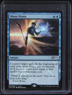 Magic The Gathering MTG Judge Promo #002 Mana Drain - Image 1
